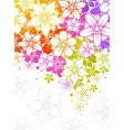 Floral background vector image