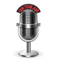 Microphone vector image