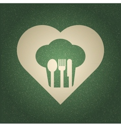 Restaurant menu retro poster vector image