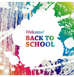 Welcome back to school vector image