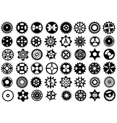 Gears set vector image