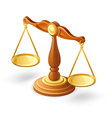 Balance scale vector image