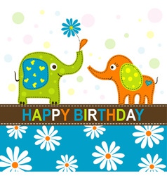 Template greeting card vector image