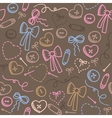 Romantic pattern vector image