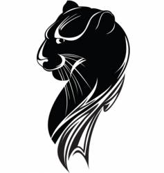 Black panther vector image