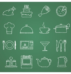 Pictures of kitchen facilities vector image