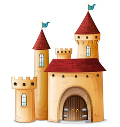 A beautiful palace vector image