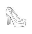 Womens shoes vector image