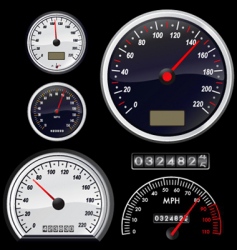 Speedometer vector image