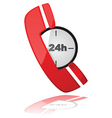 Emergency phone vector image
