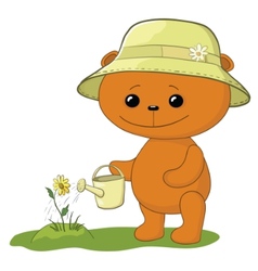 Teddy bear cartoon vector image