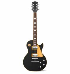Electric guitar vector image