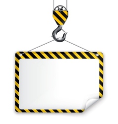 Under construction frame vector image