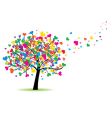 Love tree vector image