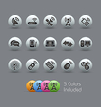 Wireless Comunications Icons Pearly Series vector image
