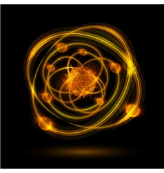 Abstract atom vector image
