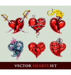 Set of vector tattoo stylized vector image