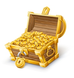 Treasure chest vector image