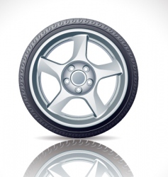 Alloy wheel Alloy wheel vector image