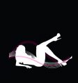Sexy silhouette Sexy silhouette vector image