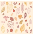 Autumn leaves set vector image
