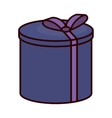 Gift box present ribbon event festive Gift box present ribbon event festive vector image