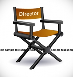 Directors chair Directors chair vector image