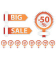 Sale stickers vector image