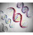 Abstract dna background vector image