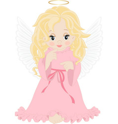 Little angel vector image