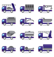 Different types of trucks vector image
