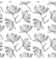 Lotus Flowers Seamless Pattern vector image