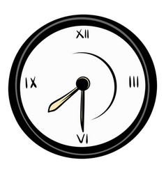 Clock icon cartoon vector image