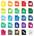 Document File Types vector image
