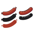 Sausages vector image