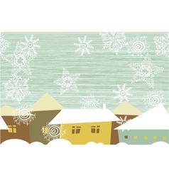 Xmas card vector image