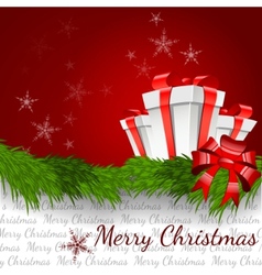 Abstract christmas background vector image