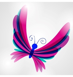 Colorful butterfly vector image