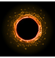 Fireworks circle vector image