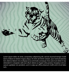 Tiger Tiger vector image