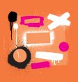 Stencil tools vector image