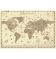 Ancient World map vector image