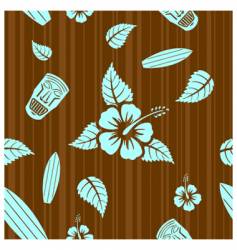Tropical seamless pattern vector image