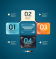 Modern glass color Design template vector image