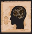 Thinker vector image