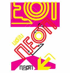 This is neon vector image