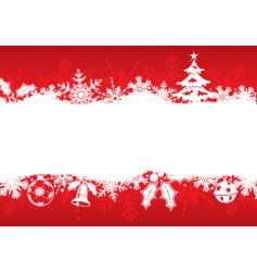 Christmas background vector image