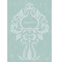 Floral design element vector image