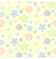 Seamless pattern with flowers vector image
