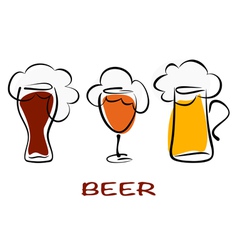 Beer vector image